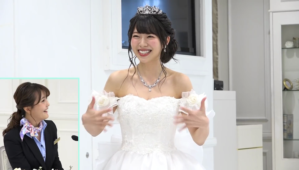 芝崎典子さんのウェディングドレス姿と谷間を見られた 結婚式はあいの中で 第59回キャプ画像と感想 Twitterアニメ実況民のブログ