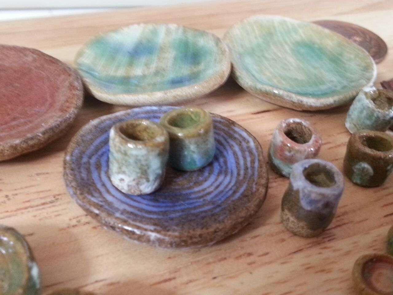 オーブン粘土色つけました ミニチュア屋sono Pieno