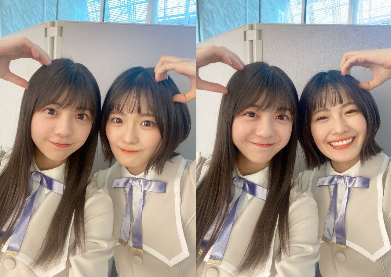 【冨里奈央】レイちゃんとの笑顔が破壊力凄すぎｗｗｗｗｗｗｗ