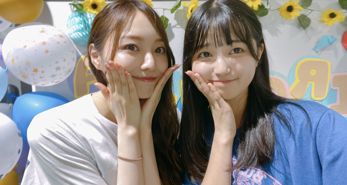 【五百城茉央】どちらもスタイル抜群間違いなしの2ショット！！