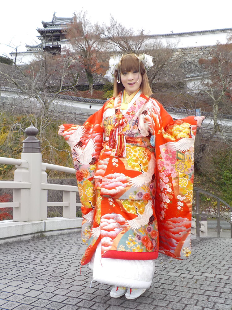 京都「福知山城」を打掛おからげ姿で散策。 : sinfonia結衣