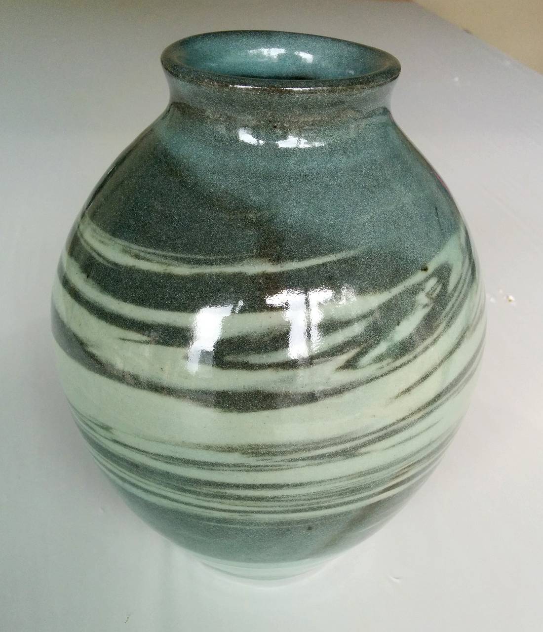 私の陶芸作品ご紹介no 2 花瓶 ゆうじのblog