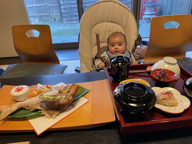 孫のお食い初め おくいぞめ 三重県議会議員 田中ゆうじ