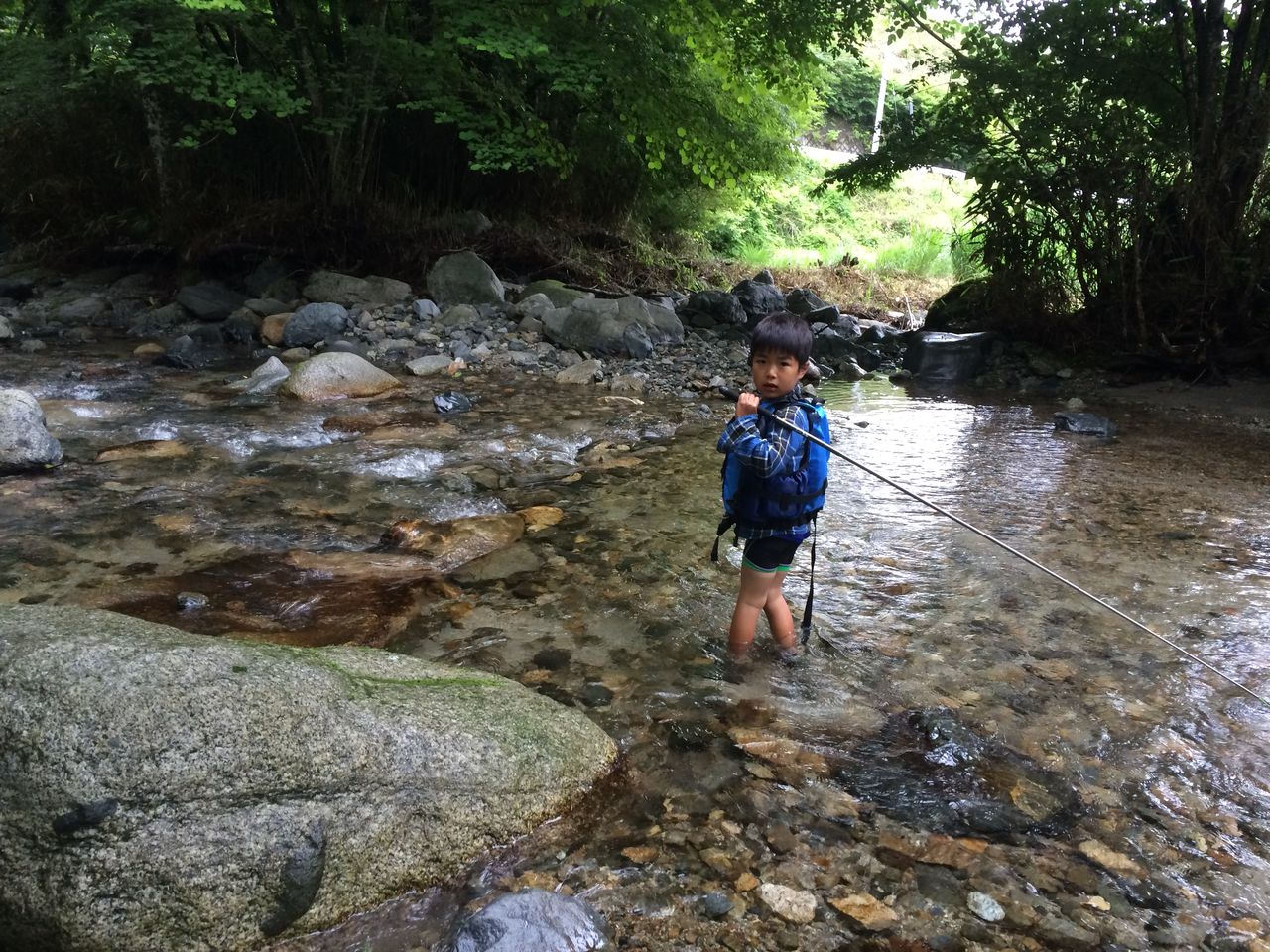 道志村にある奥道志オートキャンプ場を体験ブログ 今回は渓流釣りキャンプ わが子と親父のネイチャー アウトドア活動日記