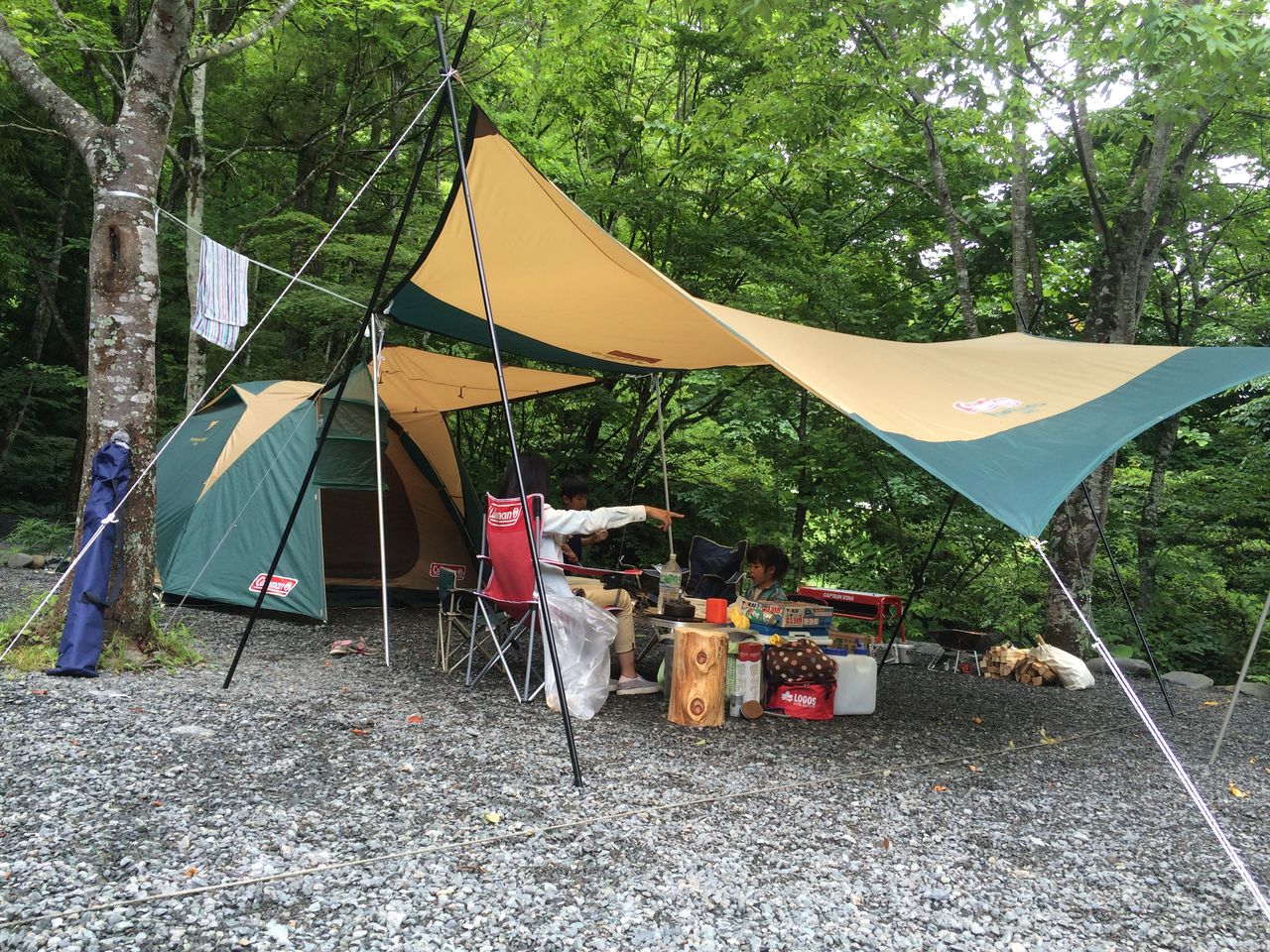 道志村にある奥道志オートキャンプ場を体験ブログ 今回は渓流釣りキャンプ わが子と親父のネイチャー アウトドア活動日記