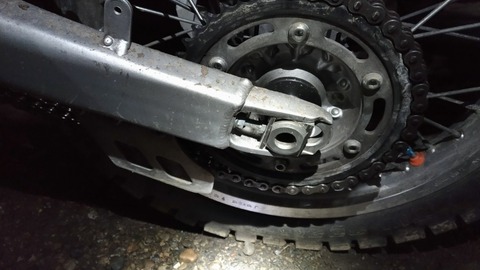WR250Rリア周りの写真