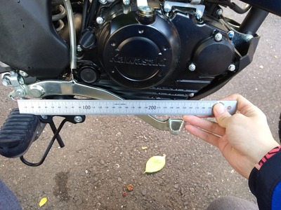 D tracker150右バックステップ状態の写真