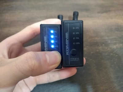 電熱ウェア用のバッテリー
