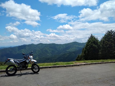 パラグライダーの滑空ポイントの