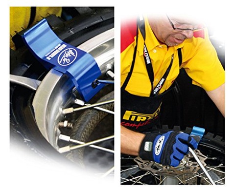 オフロードバイクのタイヤ交換サポートツールの画像