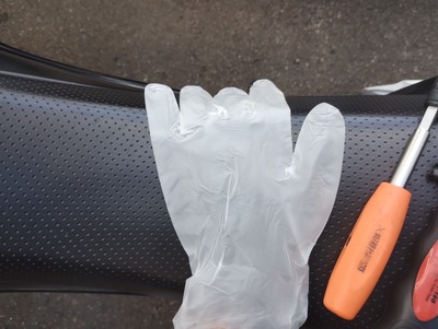 ビニール手袋