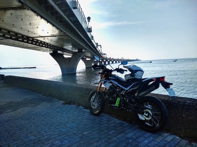 D tracker150と東京湾の写真4