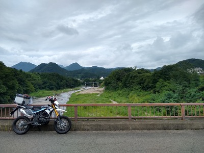 D-Tracker150SEと鏑川