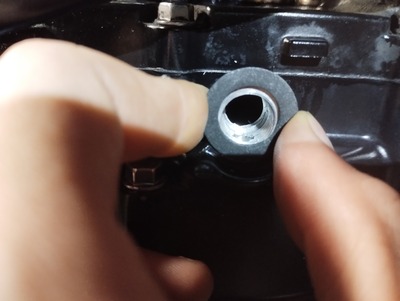 ドレンワッシャーが合わない。