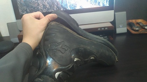 壊れてしまったFox Comp5ショートブーツの写真2