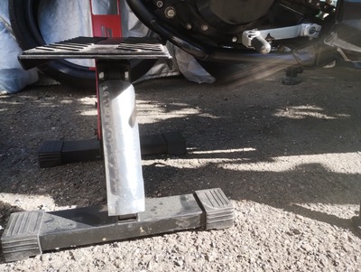 入らないメンテナンススタンド