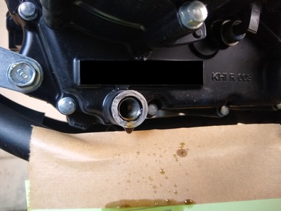 D-tracker150seオイルドレン