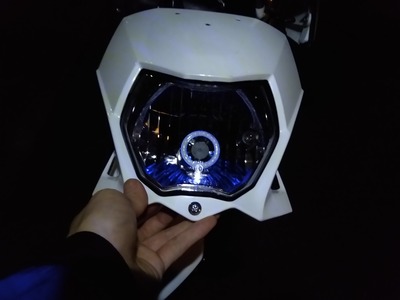 LEDライトをライトユニットに収めた