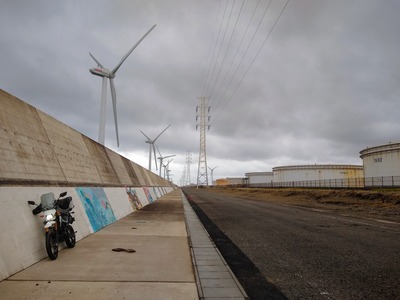 神栖市風力発電とD-Tracker150se