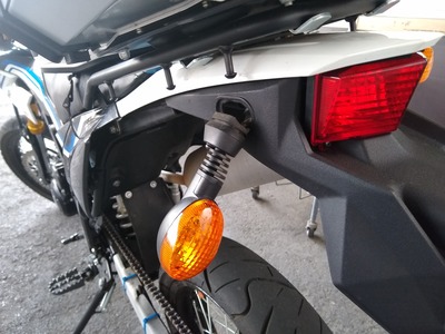 外れたウィンカー