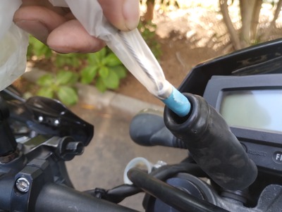 ビニテでじょうご代わり