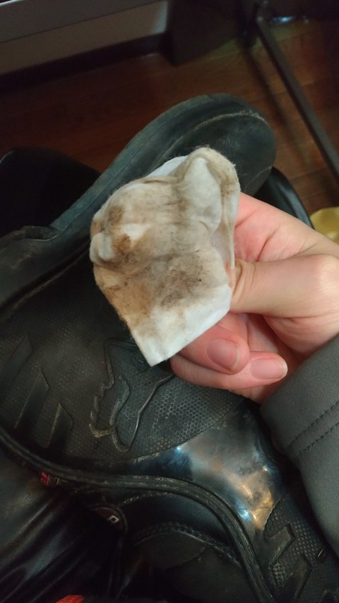 汚れを写した写真