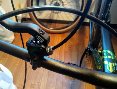 Magura Mt5 仮固定レバー