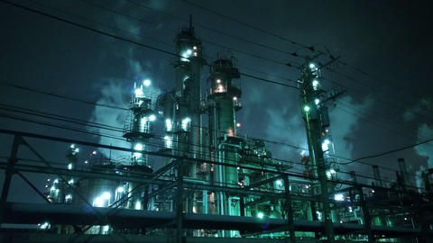 川崎 浮島町 工場夜景2