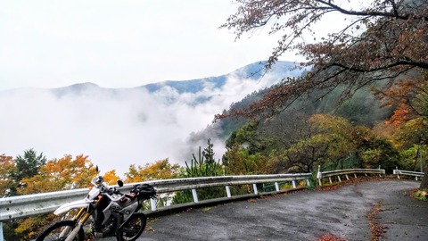 東京で見られる雲海　WR250R