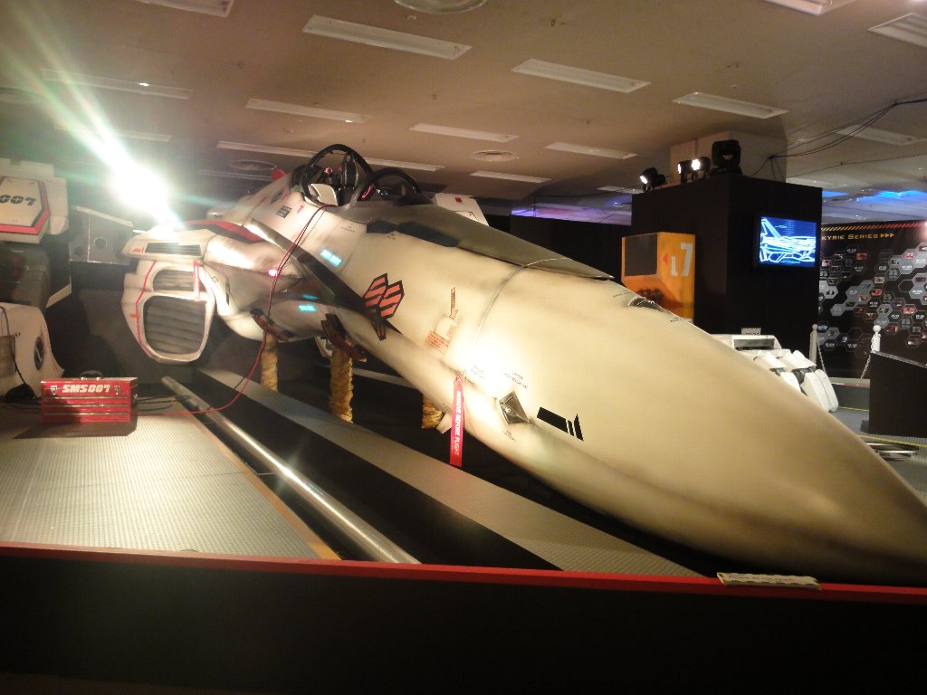 マクロス超時空展覧会バルキリーで誘って トラ 虎 とらっちゃ