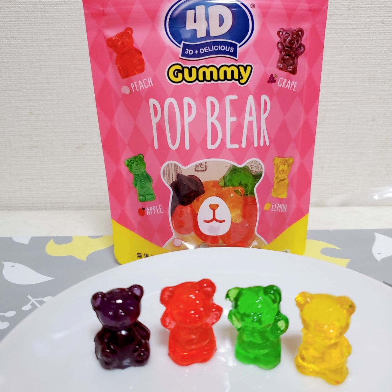 4dグミを食べてみた ゆかりんごのぷち散財 お片付け記録