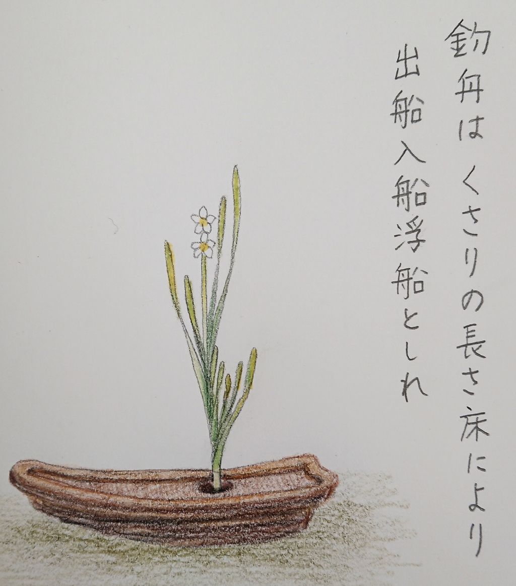 花瓶 池坊で使用した泊船です。