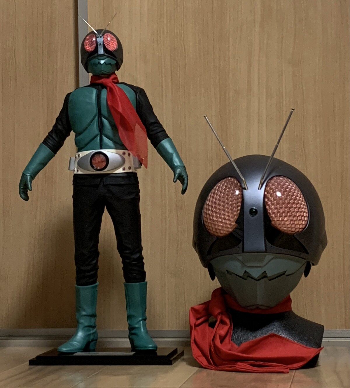 1/1「仮面ライダー旧1号」制作記8 : 空想玩具シリーズ