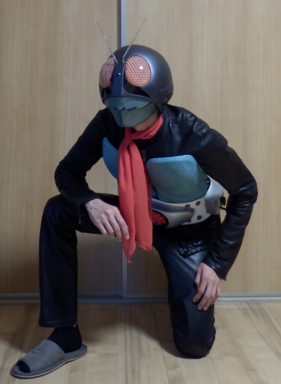 1/1「仮面ライダー旧1号」制作記9 : 空想玩具シリーズ