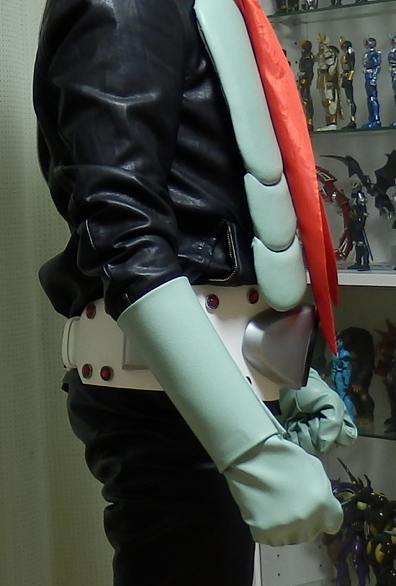 1/1「仮面ライダー旧1号」制作記5 : 空想玩具シリーズ