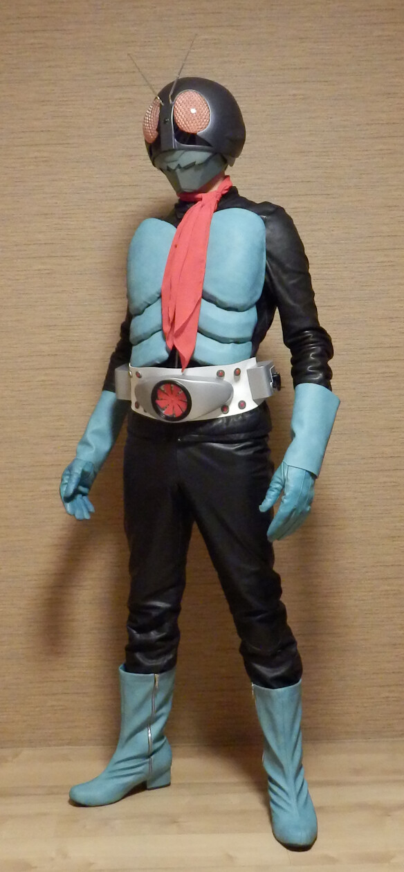 1/1「仮面ライダー旧1号」制作記12 : 空想玩具シリーズ