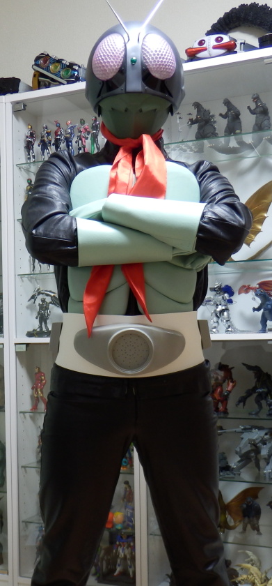 1/1「仮面ライダー旧1号」制作記2 : 空想玩具シリーズ