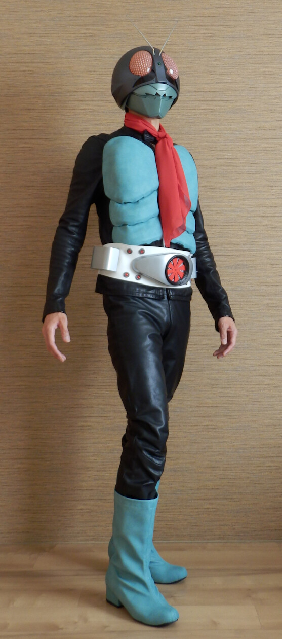 1/1「仮面ライダー旧1号」制作記11 : 空想玩具シリーズ