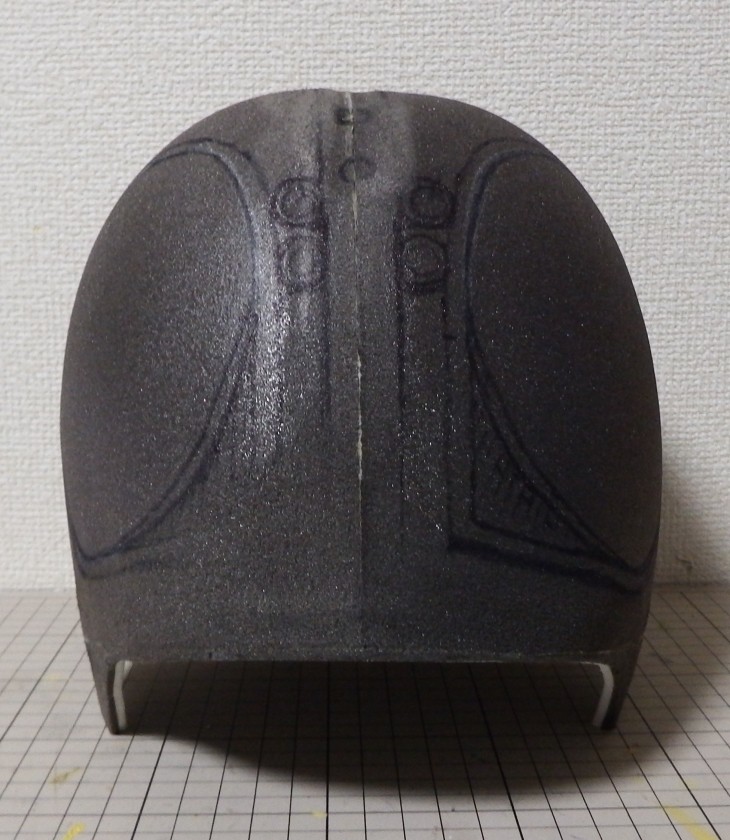 仮面ライダーBLACK RX マスク　1/1 フルスクラッチ「仮面ライダーBLACK RX 1/1マスク Ver.2