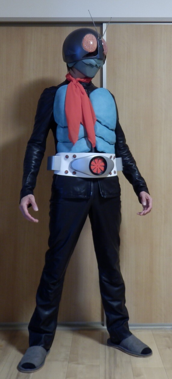 1/1「仮面ライダー旧1号」制作記9 : 空想玩具シリーズ