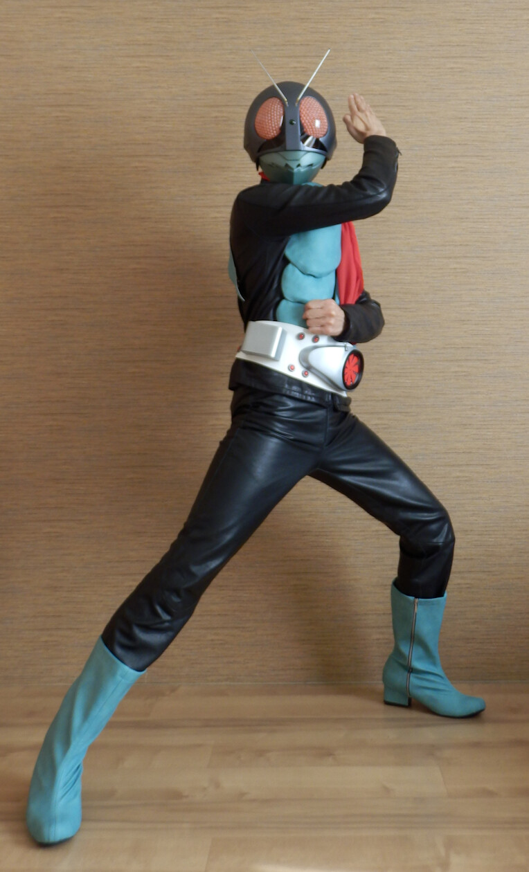 1/1「仮面ライダー旧1号」制作記11 : 空想玩具シリーズ