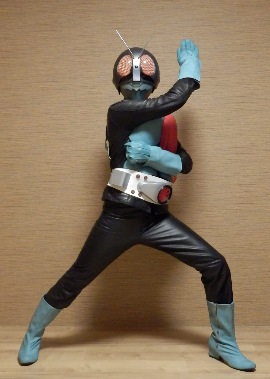 1/1「仮面ライダー旧1号」制作記12 : 空想玩具シリーズ
