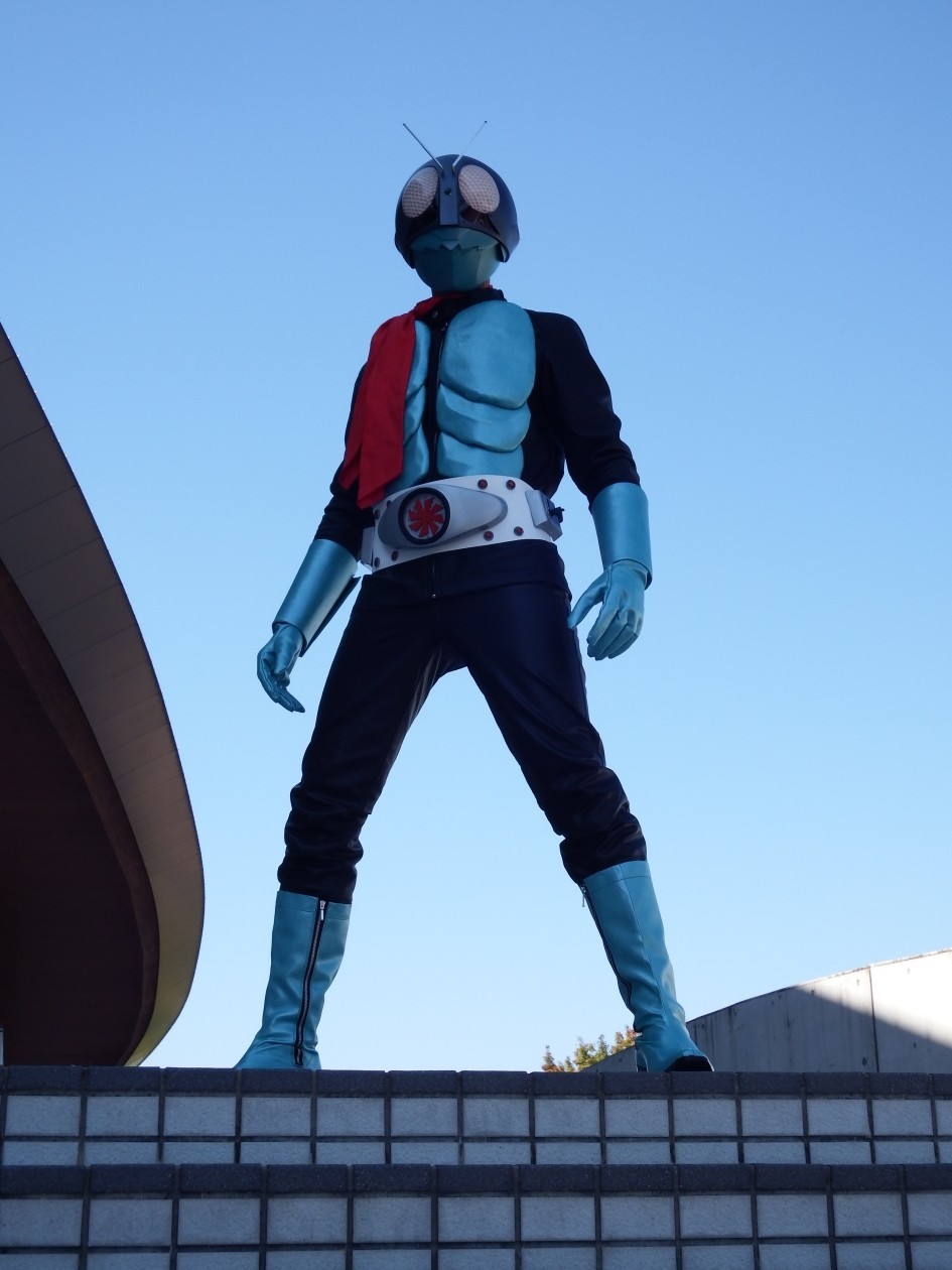 仮面ライダーコスチューム一式 仮面ライダー旧1号 全身コスチューム
