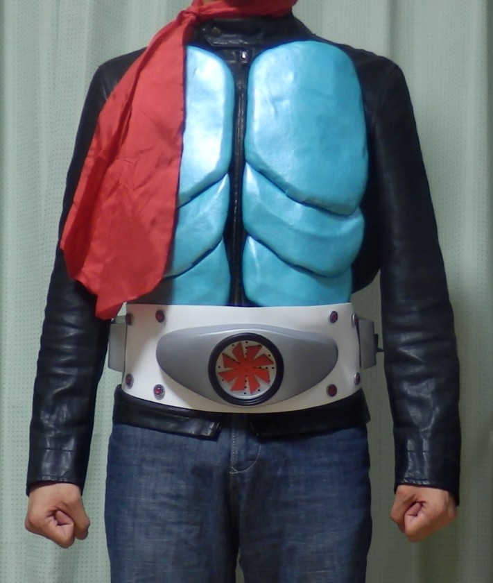 1/1「仮面ライダー旧1号」制作記6 : 空想玩具シリーズ 1/1「仮面ライダー旧1号」制作記6 : 空想玩具シリーズ