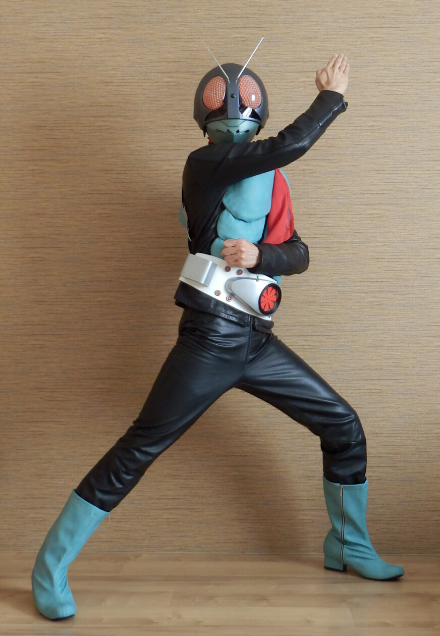 1/1「仮面ライダー旧1号」制作記11 : 空想玩具シリーズ