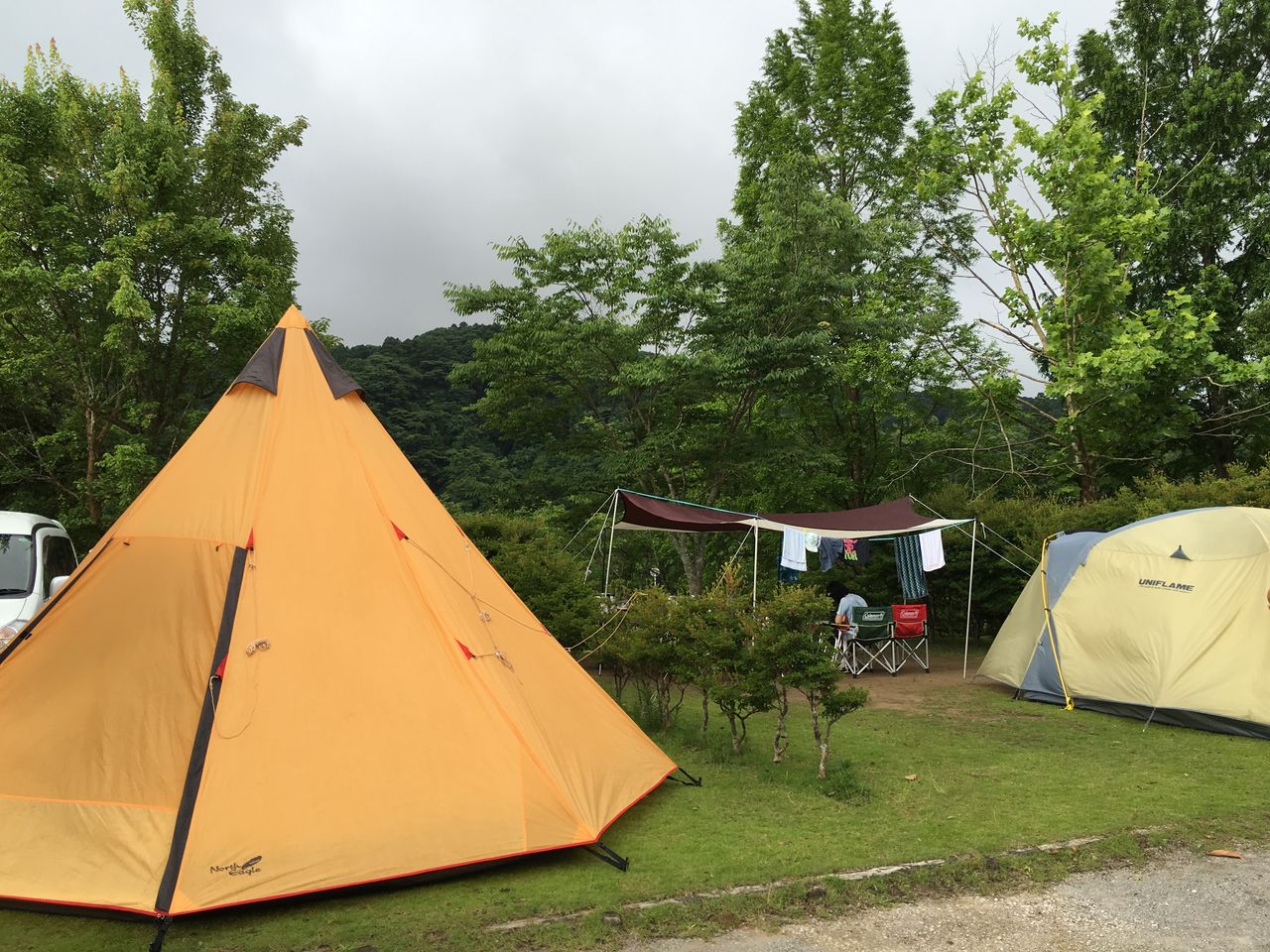 13営 稲ヶ崎キャンプ場は芝が深くて爽快 湖畔サイトは眺望良し 魅惑のキャンプ