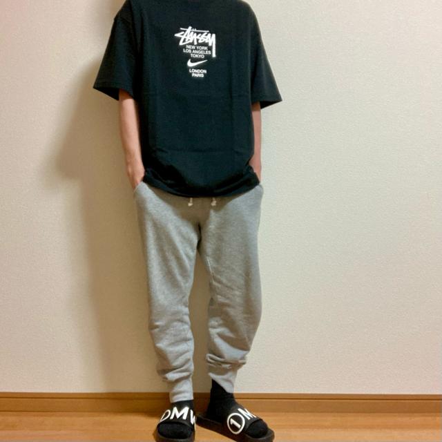 【サイズ感】ナイキ × ステューシー Tシャツ レビュー : KURO