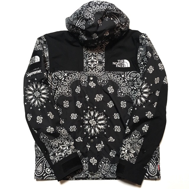 買取り実績 Supreme THE NORTH FACE Bandana Mountain Parka M 黒 ノースフェイス シュプリーム