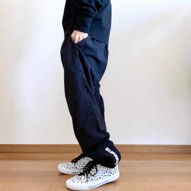 Supreme Warm Up Pant ブラック ウォームアップパンツ-