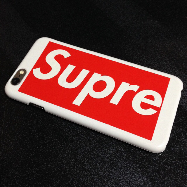 Supreme シュプリーム のiphoneケースを100均のケースとステッカーで自作した Gear